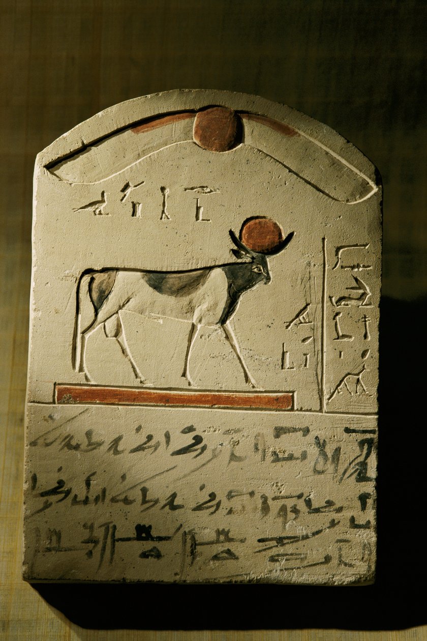 Limestone stèle van Neswennefer door Kenneth Garrett