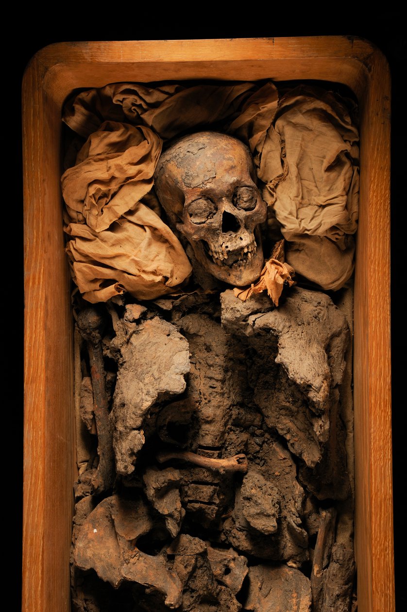 Mummie van Amenhotep III, grootvader van Koning Toet, KV 35, Toetanchamon; 18e Dynastie; Nieuwe Koninkrijk, 2005 door Kenneth Garrett