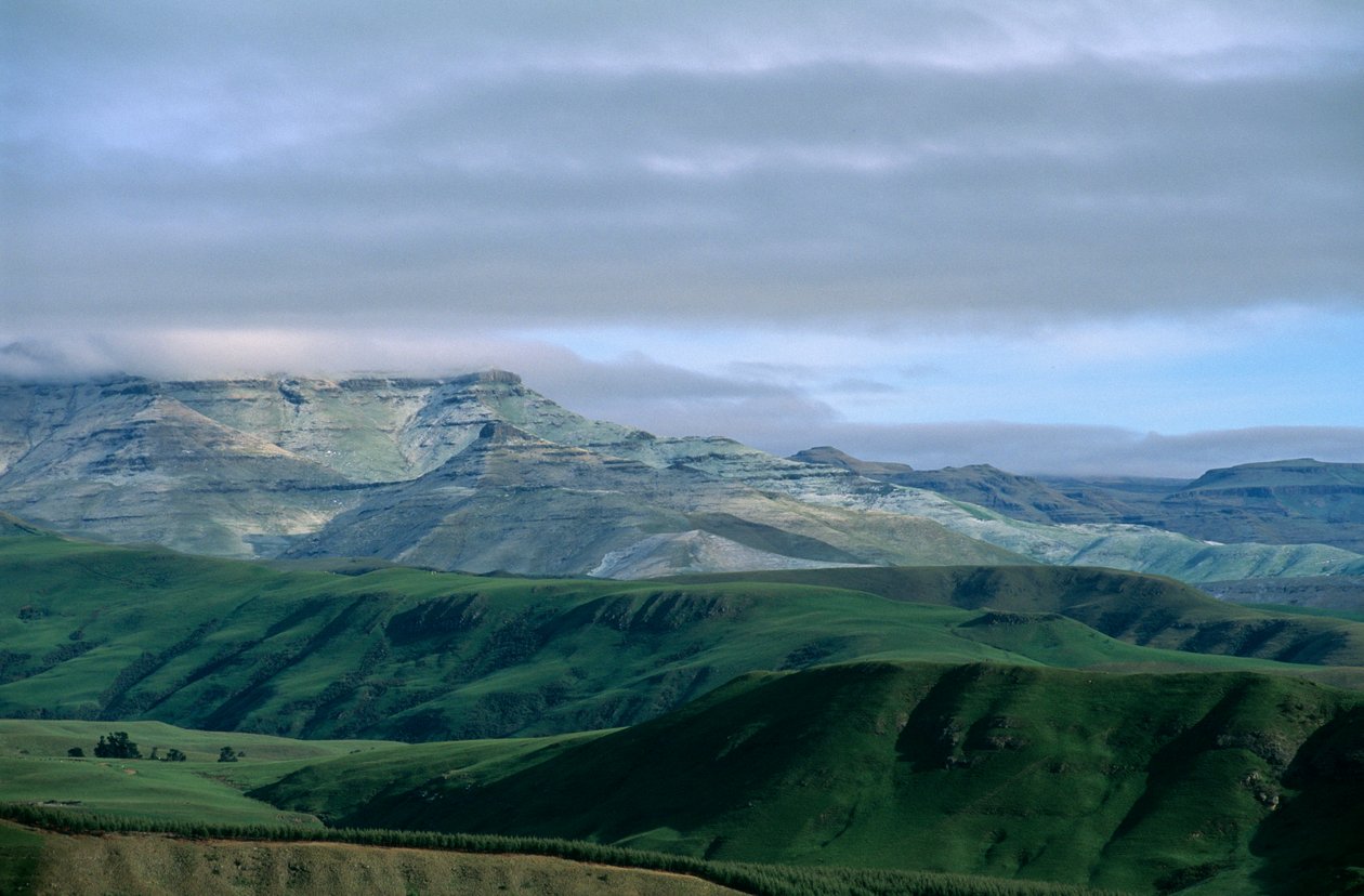 Schilderijen van de Geest, Drakensberg Mountains, Zuid-Afrika, 2008 door Kenneth Garrett