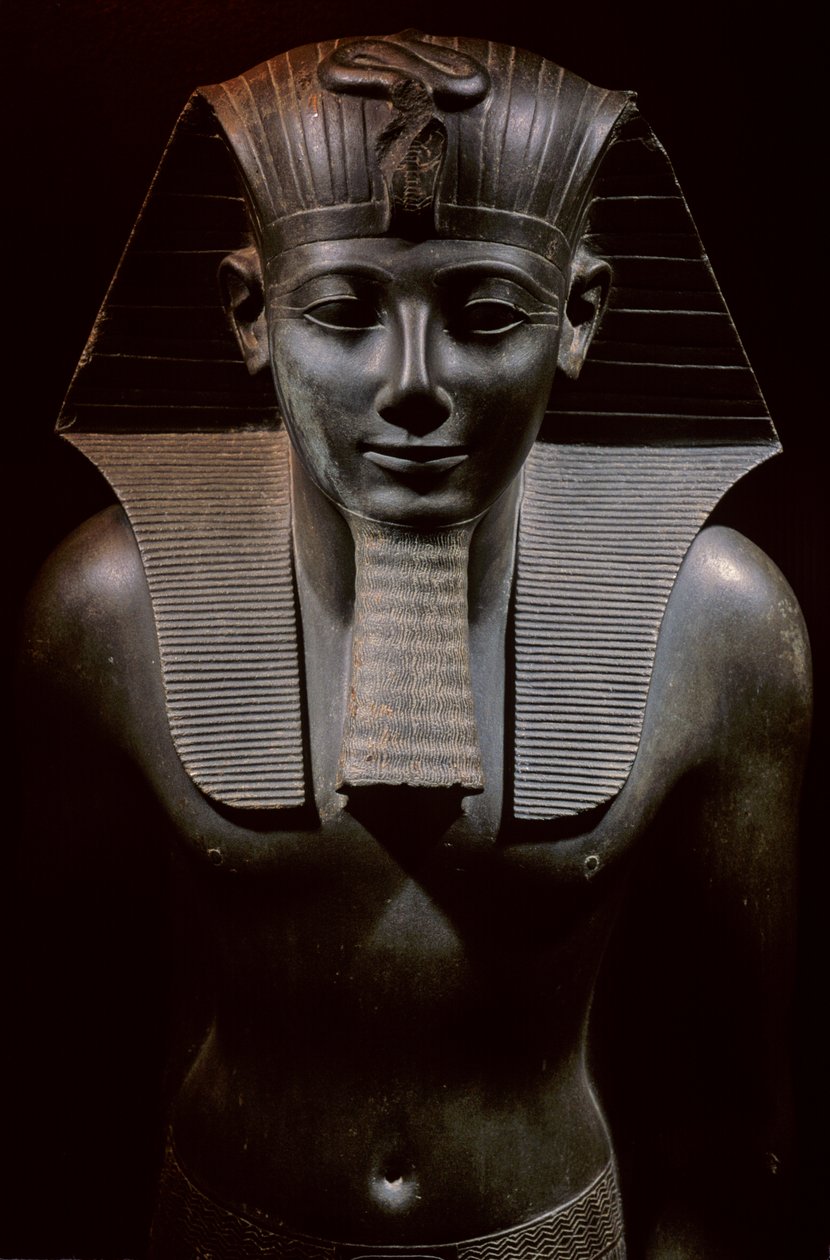 Thutmosis III, standbeeld, Luxor Museum, Egypte, Nieuwe Koninkrijk door Kenneth Garrett