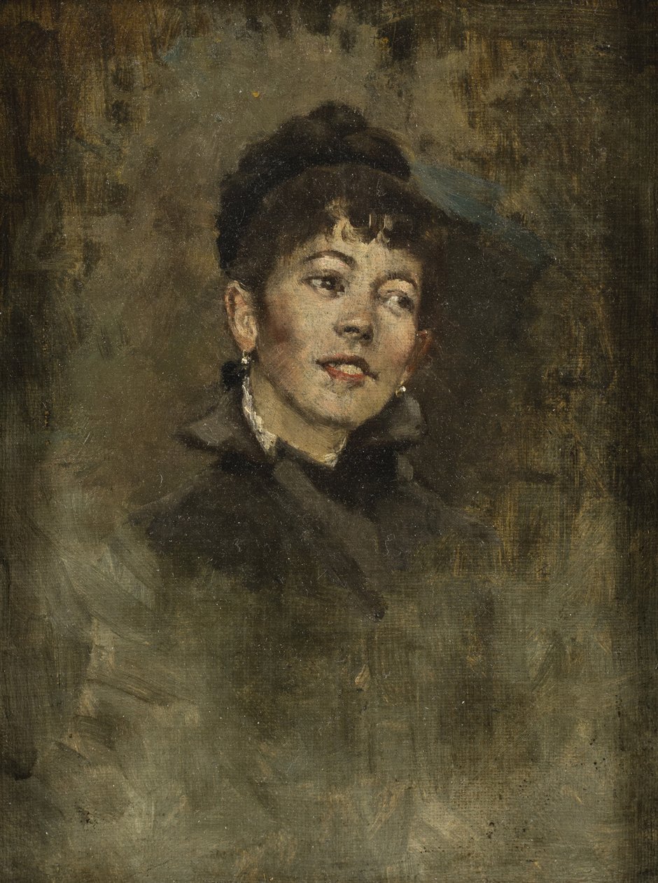 Hoofd van een Jong Meisje, 1878-1882 door Kenyon Cox