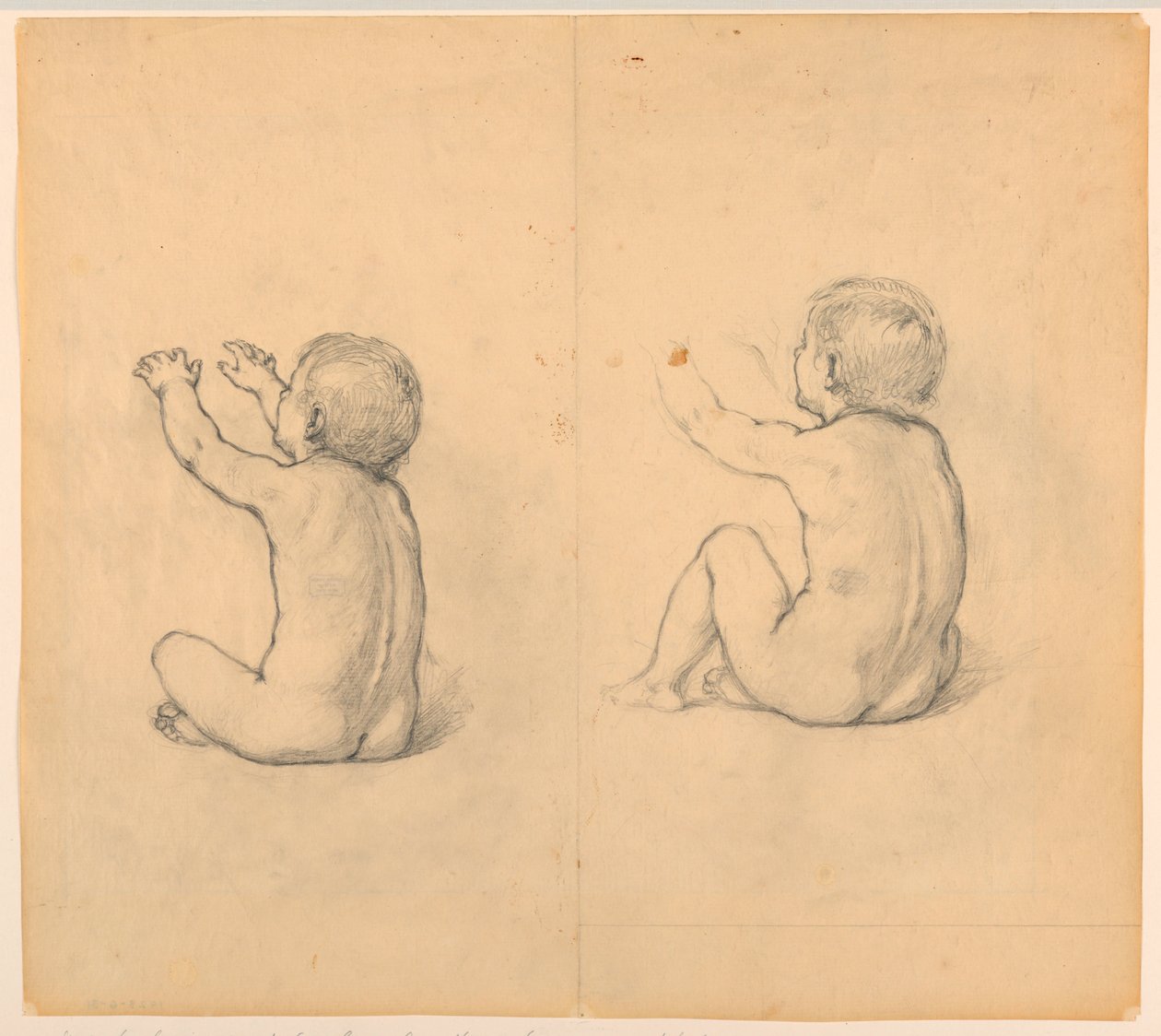 Studie voor "De weldadigheid van de wet," Essex County Courthouse, Newark, NJ door Kenyon Cox