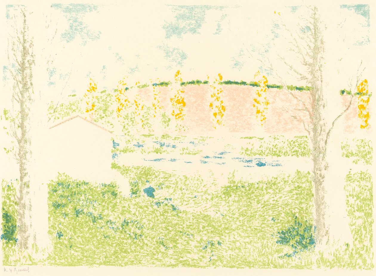 Landschap met een Huis door Ker Xavier Roussel