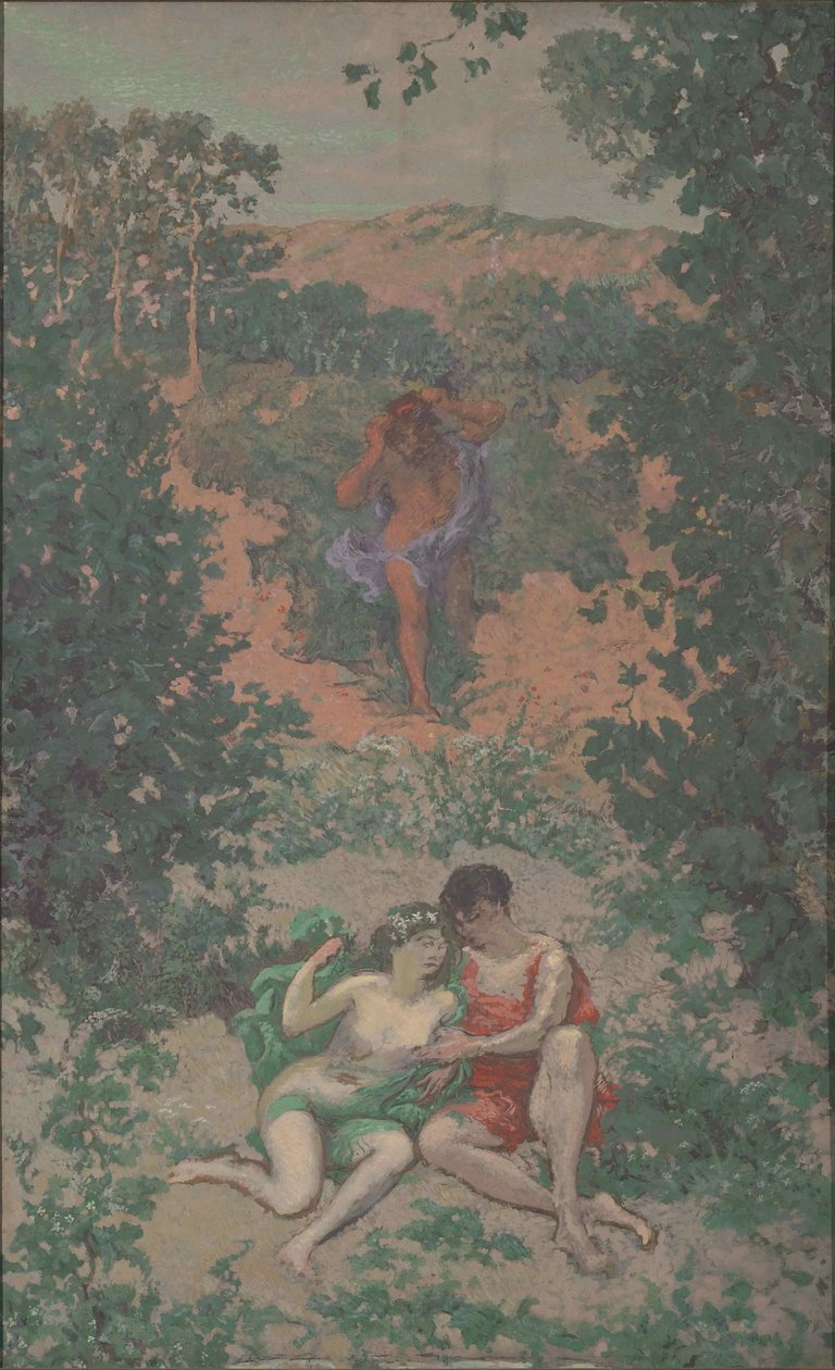 Polyphemus, Acis en Galatea, 1867-1944 door Ker Xavier Roussel