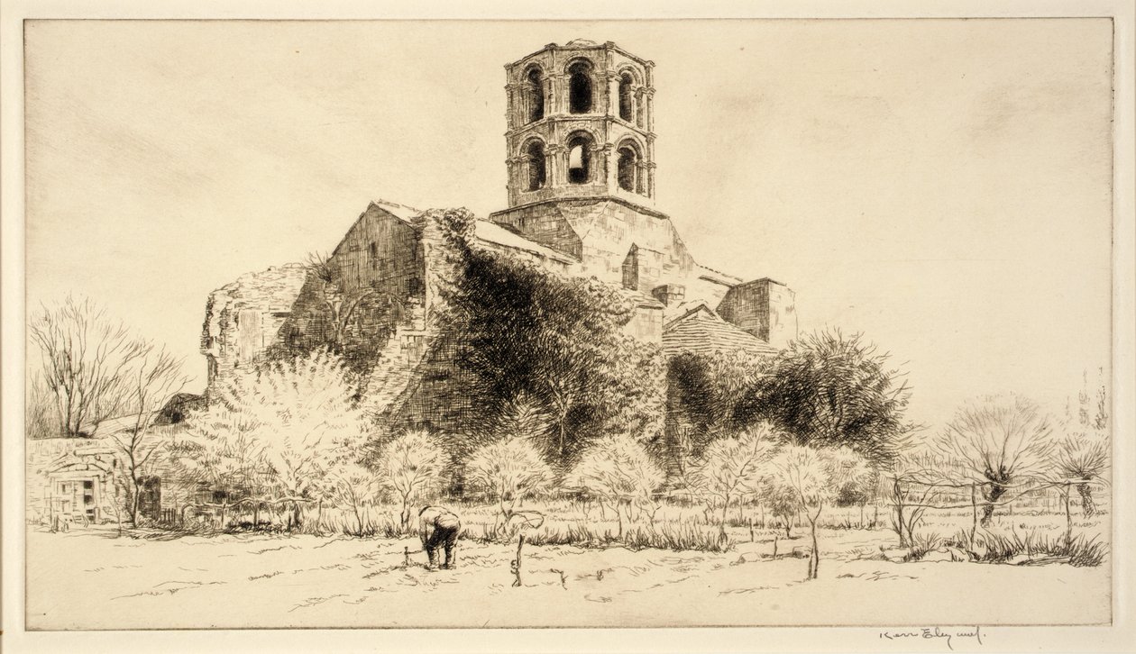 Tuin van de pastoor, Arles door Kerr Eby