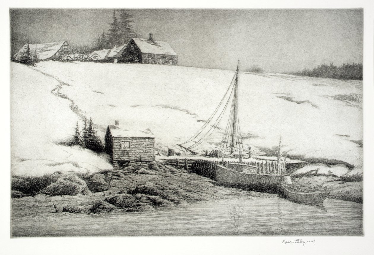 Hatchet Cove, Maine door Kerr Eby