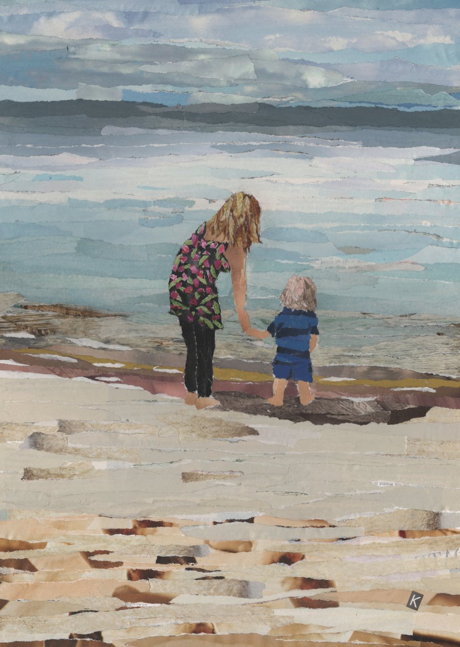 Vrouwenpolder Strand, Nederland door Kirstie Adamson