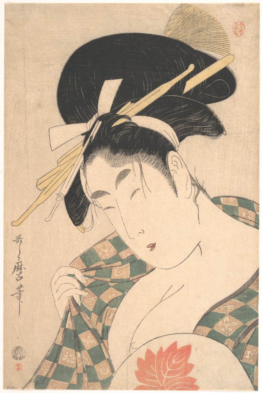 Een courtisane door Kitagawa Utamaro