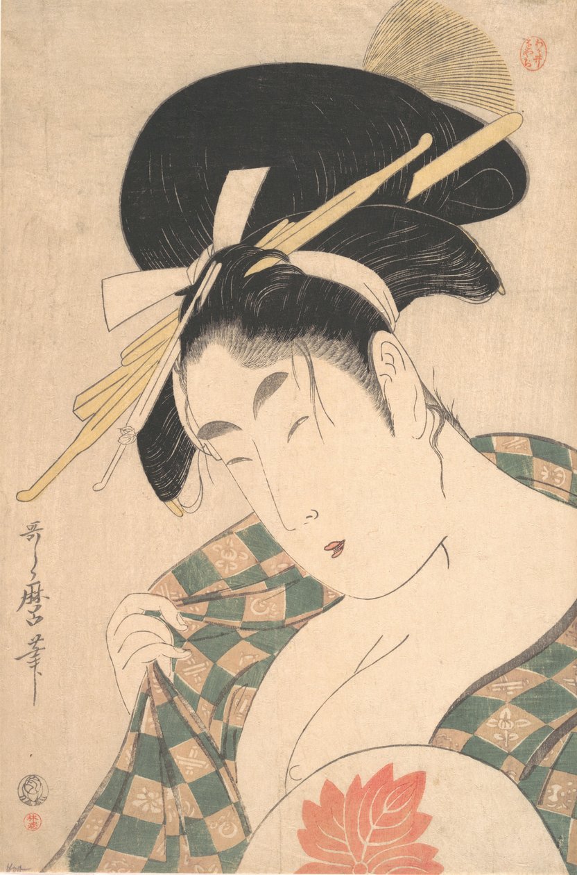 Een courtisane door Kitagawa Utamaro