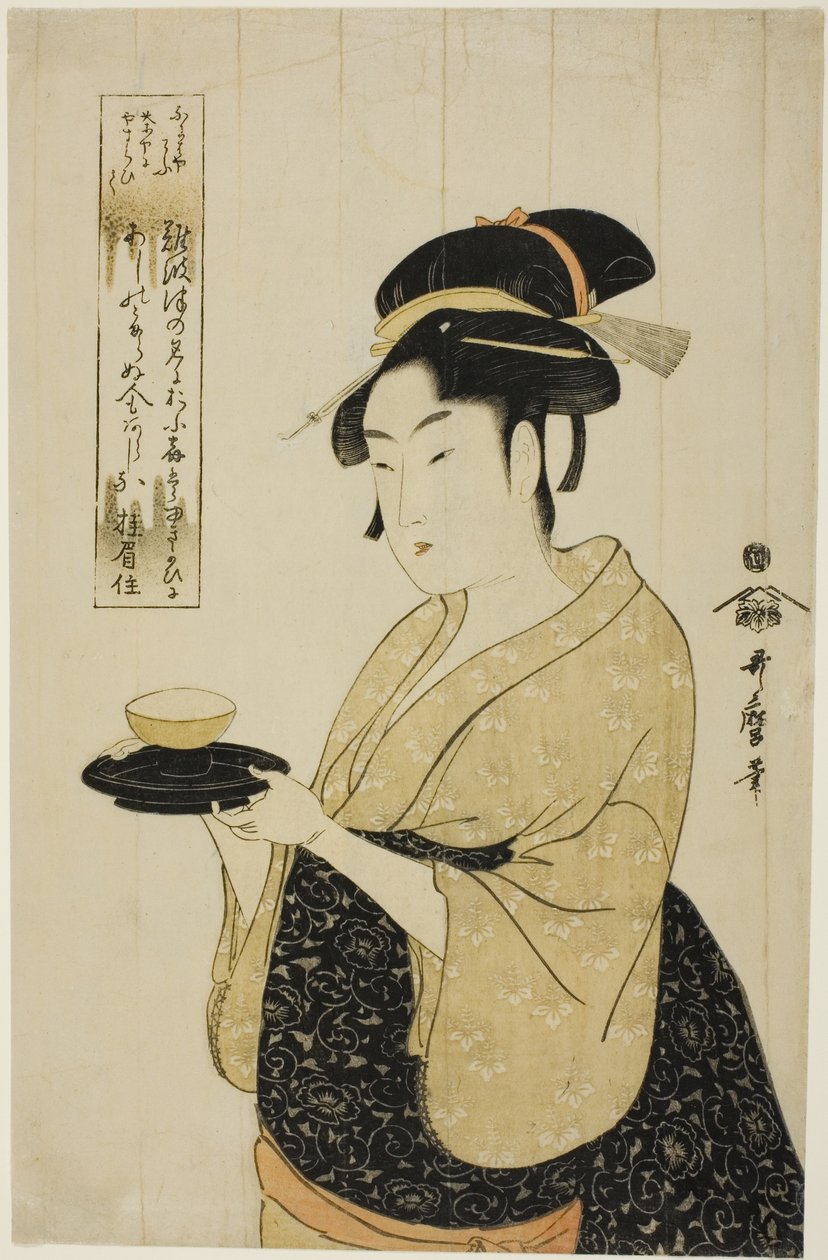 Naniwaya Okita door Kitagawa Utamaro