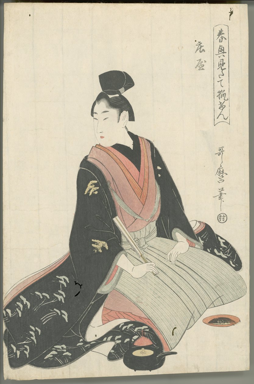 Dorpshoofd door Kitagawa Utamaro