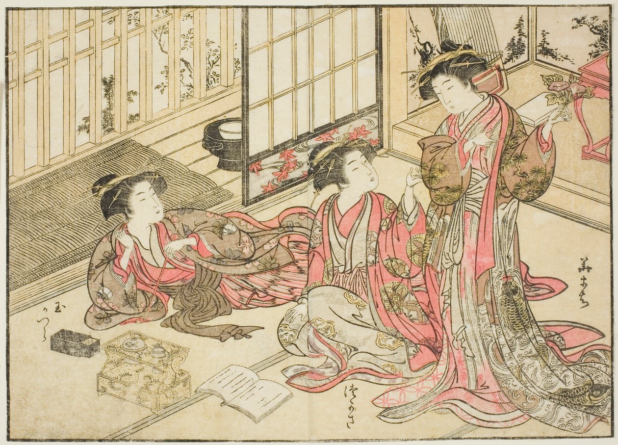 Courtisanes van Kado Daikokuya, uit het boek 