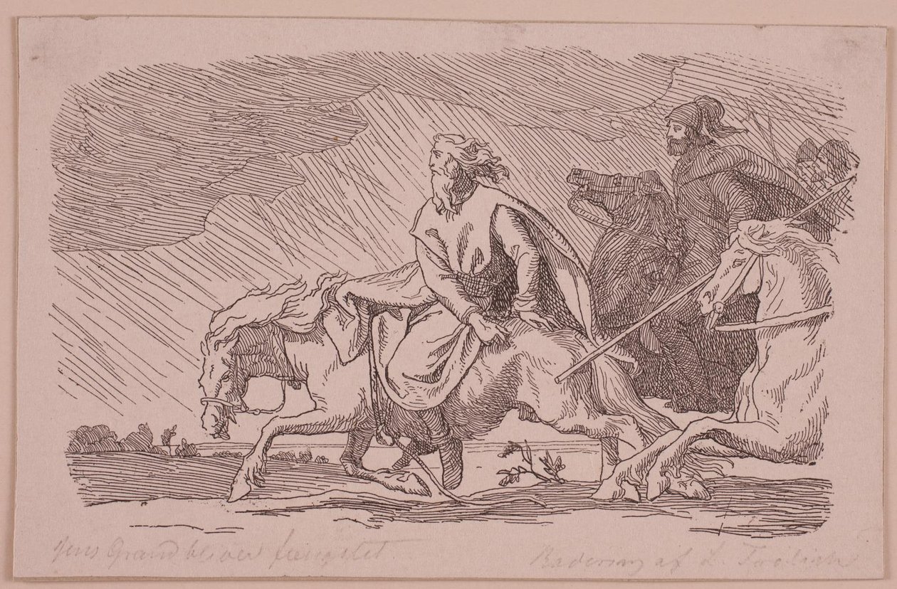 Illustratie bij "De strijd met Jens Grand" door Kittendorff and Aagaard