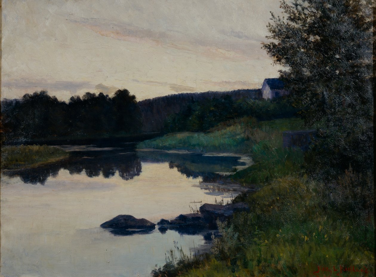 Zomeravond door Kitty Lange Kielland