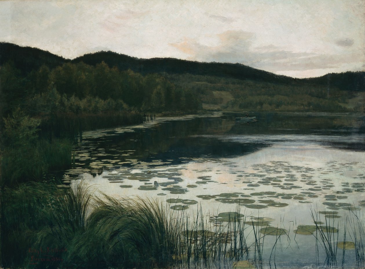Zomeravond door Kitty Lange Kielland