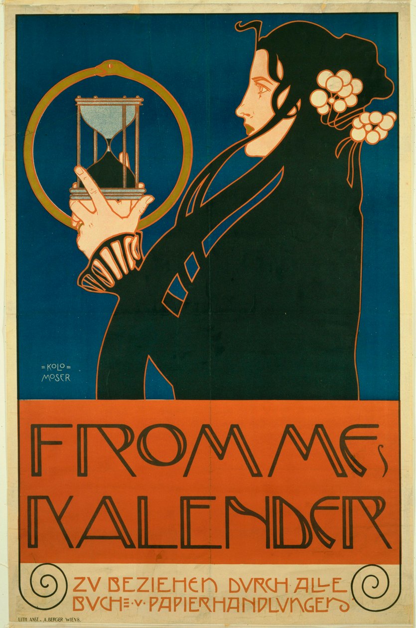 Frommes Kalender door Koloman Moser