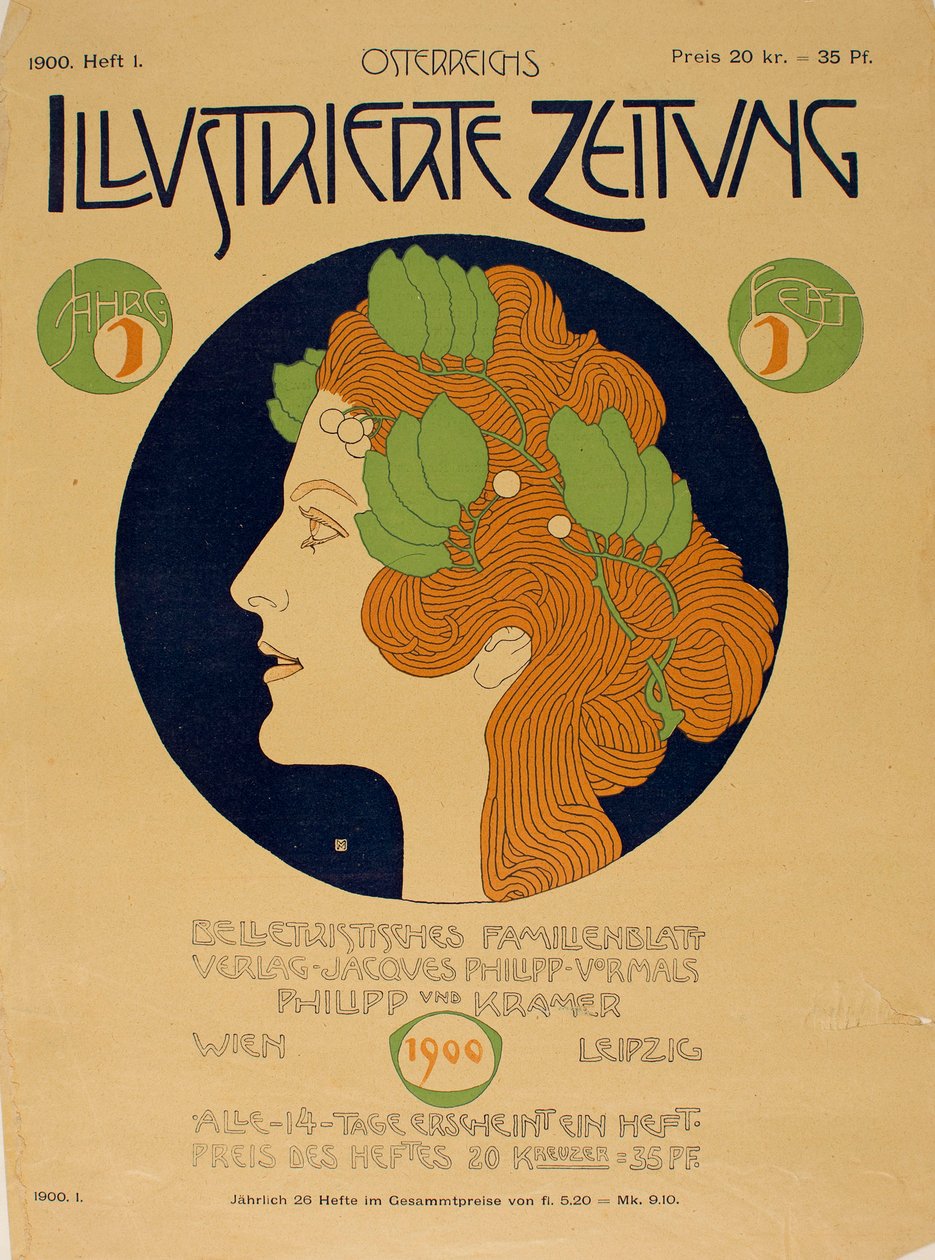 Österreichs Illustrierte Zeitung, 1900 door Koloman Moser