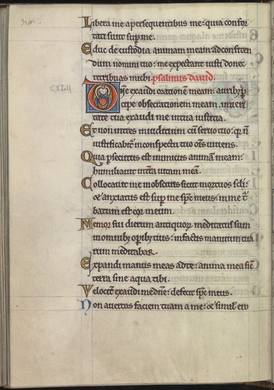 Psalter van Eleanor van Aquitanië door Koninklijke Bibliotheek