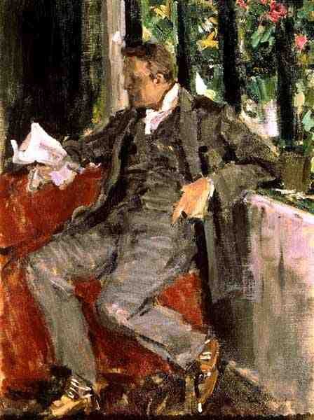 Portret van Feodor Ivanovich Chaliapin (1873-1938) door Konstantin Alekseevich Korovin