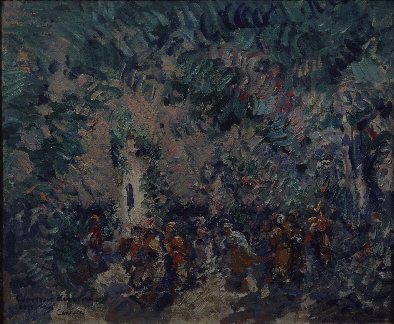 Toneelontwerp voor het ballet Corsair door A. Adam, 1911 door Konstantin Alekseevich Korovin