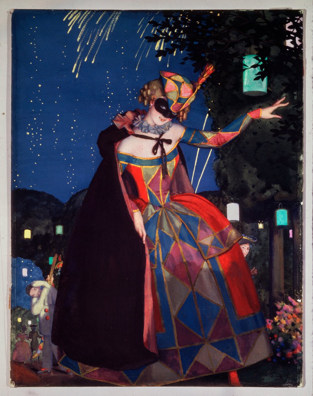 De tong van Colombine door Konstantin Andreevic Somov