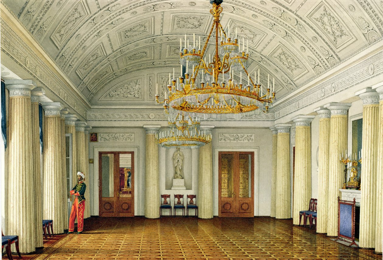 De Moorse Hal, het Winterpaleis door Konstantin Andreyevich Ukhtomsky