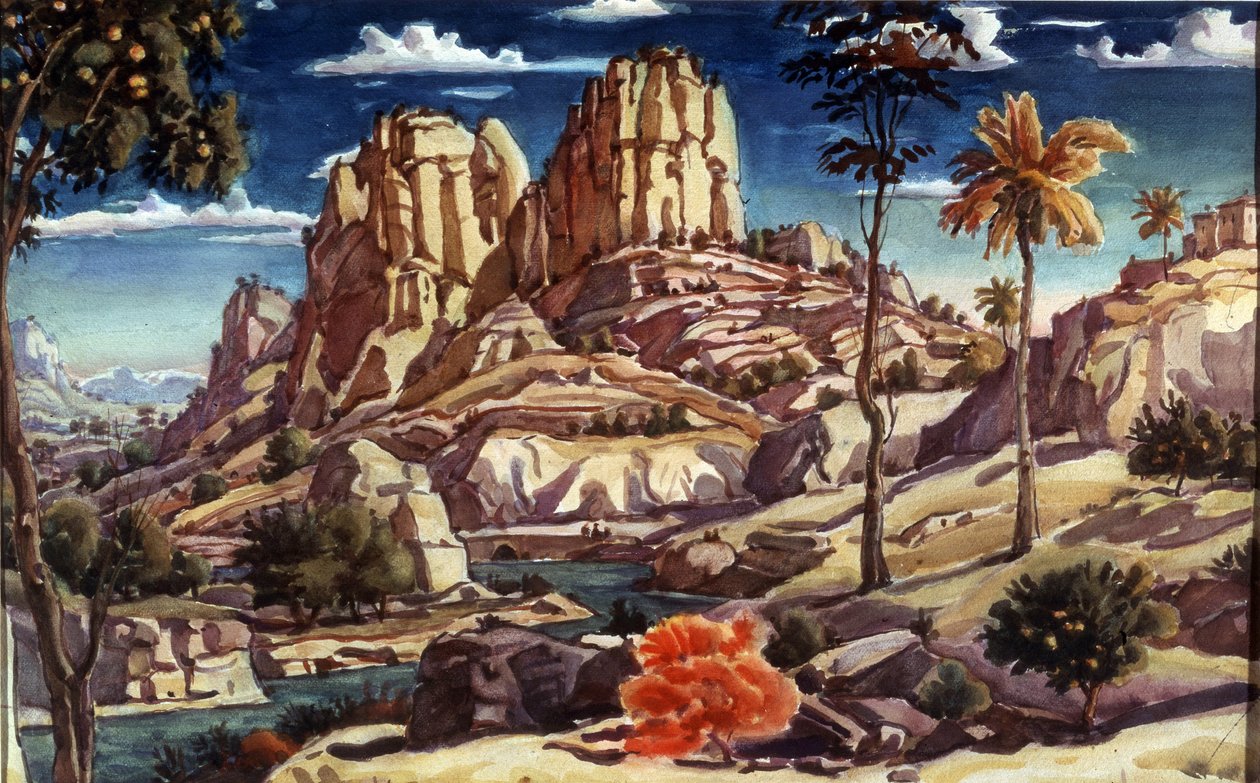 Herinnering aan Mantegna door Konstantin Bogayevsky