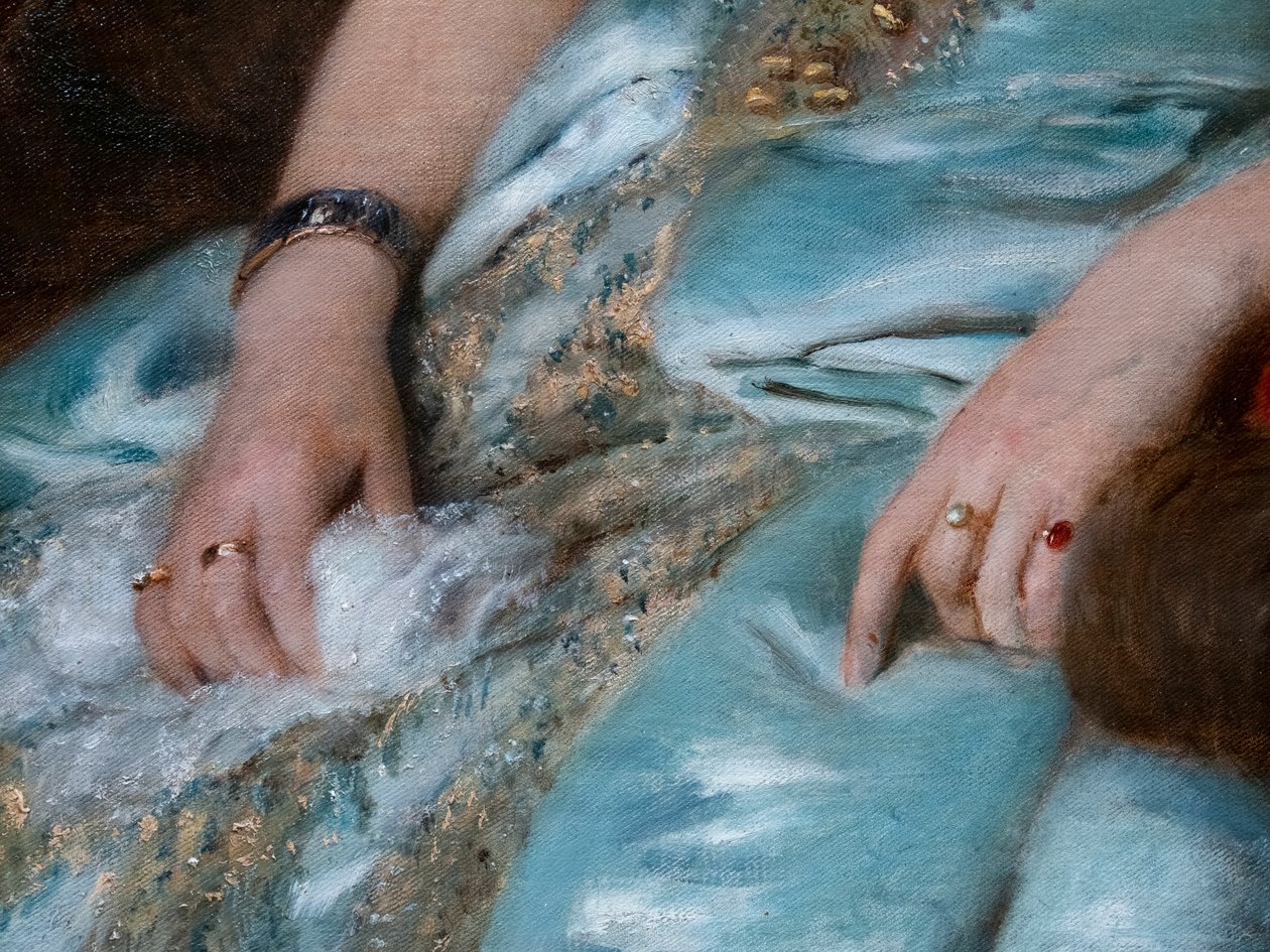 Portret van Varvara Alexeevna Morozova door Konstantin E Makovskij