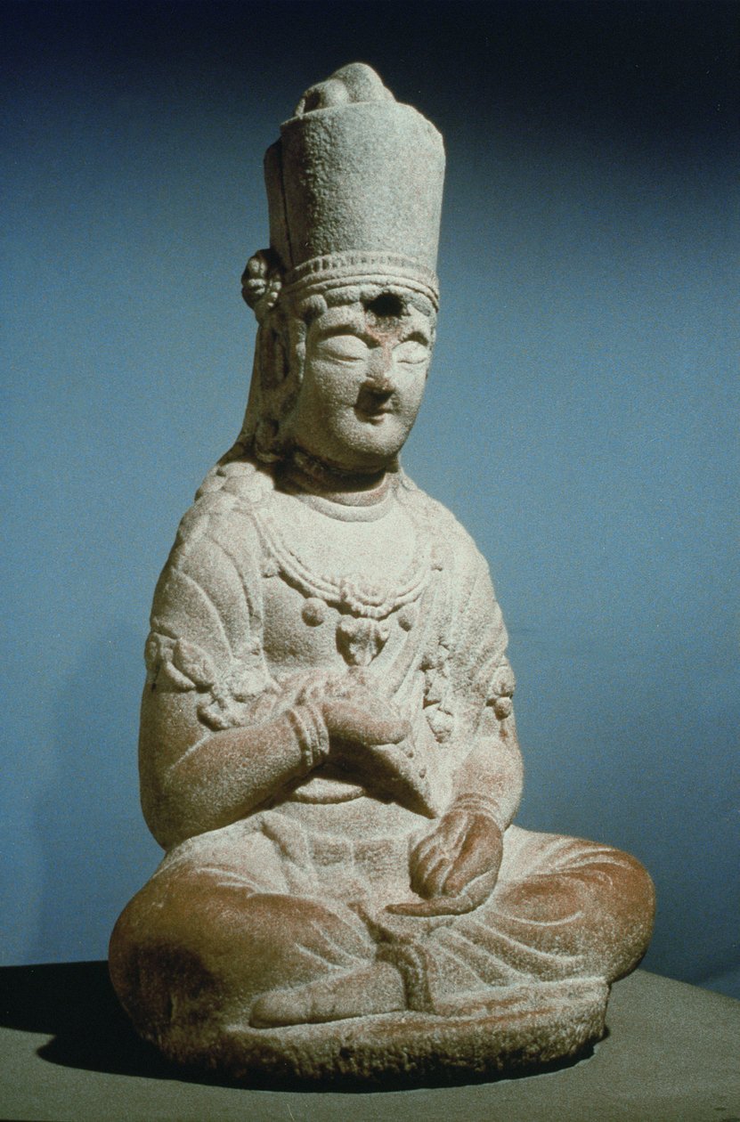 Zittende Bodhisattva van Hansong-sa, Korea door Korean School