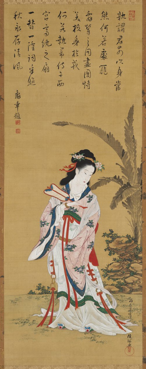 Chinese schoonheid, late 1700s-vroege 1800s door Kubo Shunman
