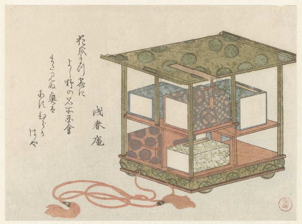 De Boekenkraam door Kubota Shunman