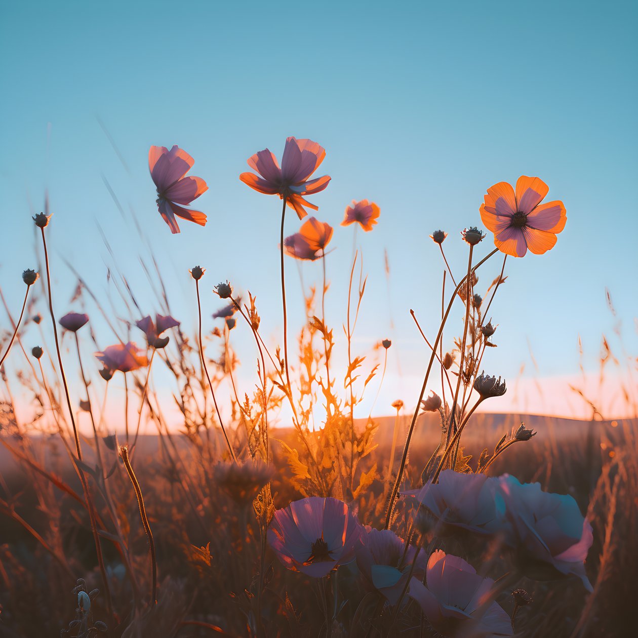 bloemenveld 3 door Kurt Heppke