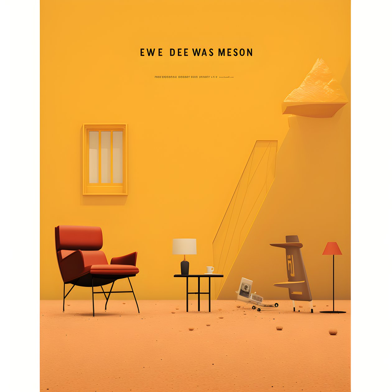 Minimalistisch avonturenposter 4 door Kurt Heppke