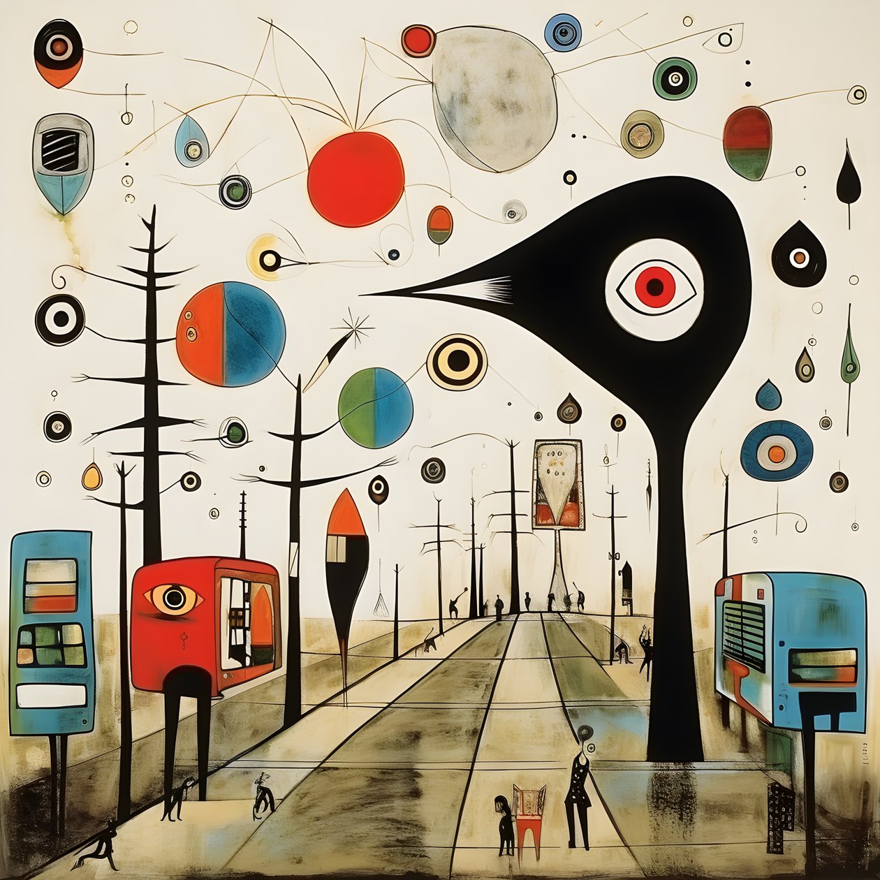 Surrealistische illustraties van Joan Miró 1 door Kurt Heppke