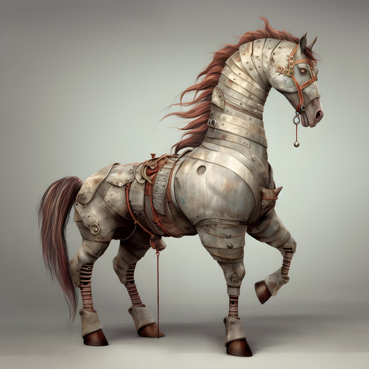 anthropomorf paard 2 door Kurt Heppke