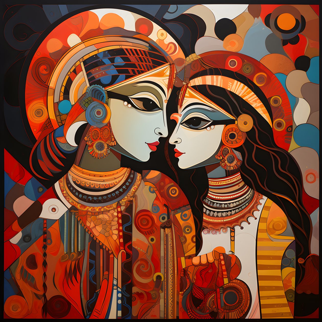 Krishna & Rupa 3 door Kurt Heppke