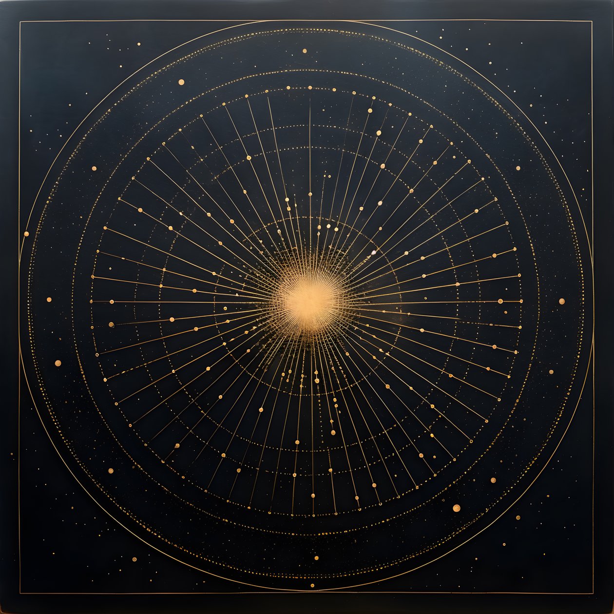 minimalistische astronomie door Kurt Heppke