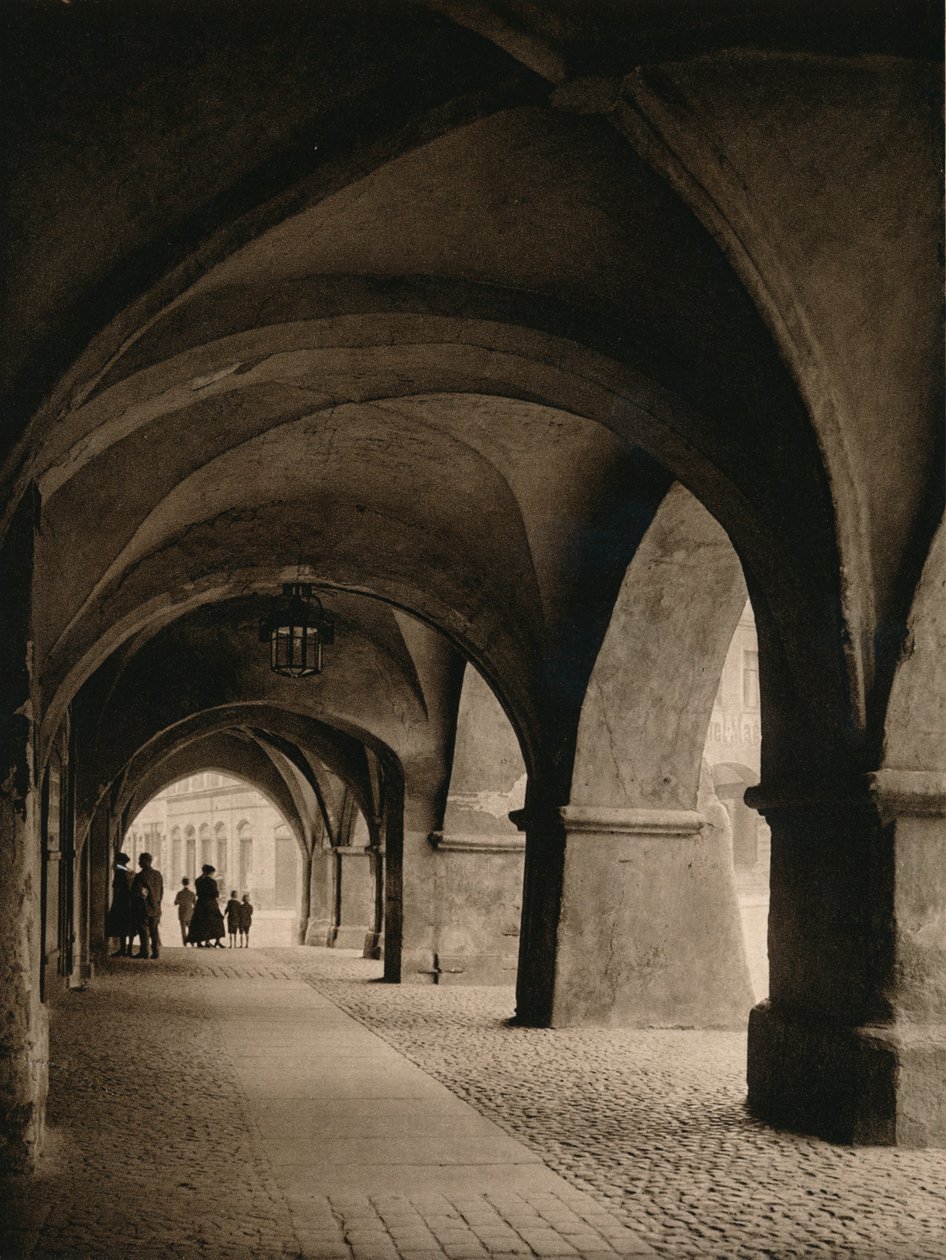 Goritz - Arcades op het marktplein, 1931 door Kurt Hielscher