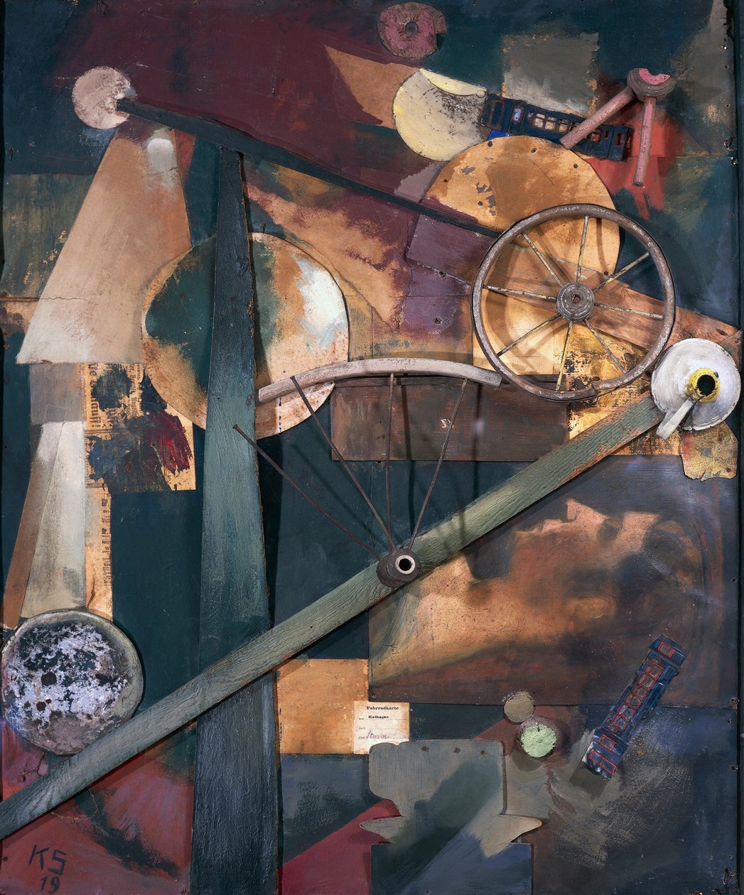 Constructie voor edele dames door Kurt Schwitters
