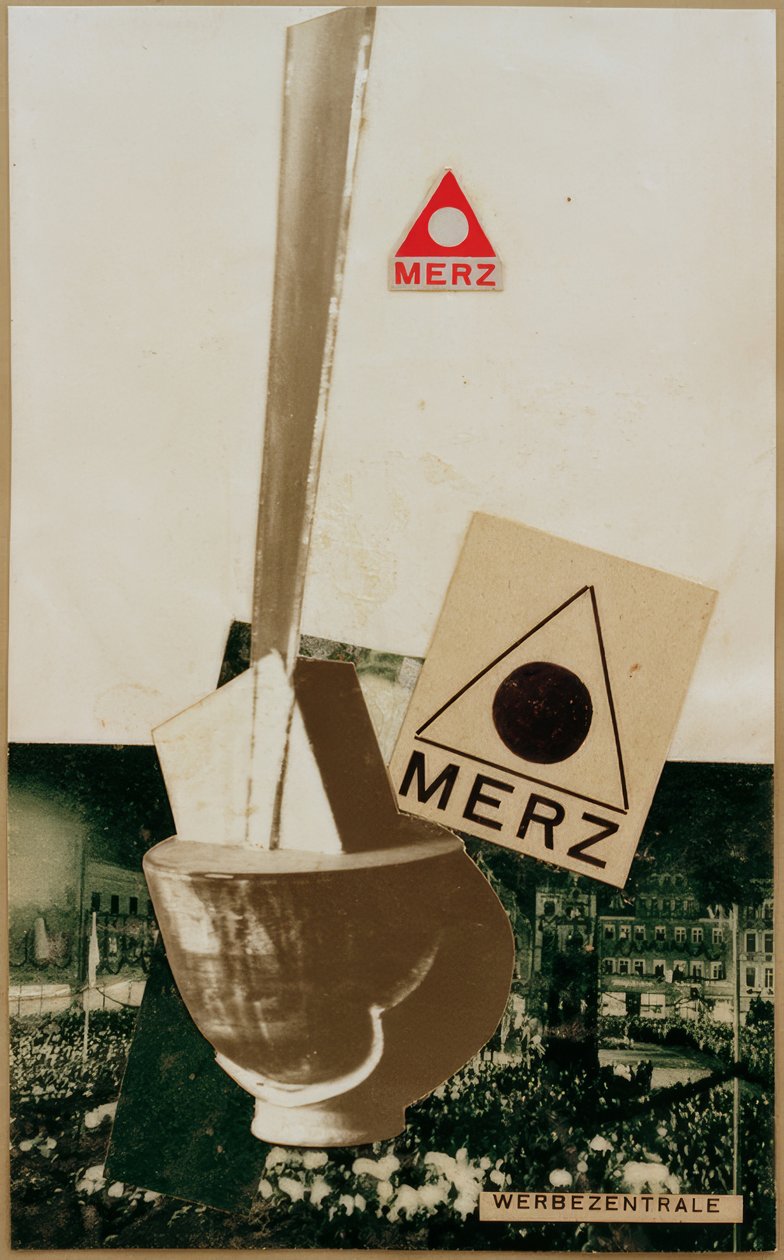 MERZ-WERBEZENTRALE door Kurt Schwitters