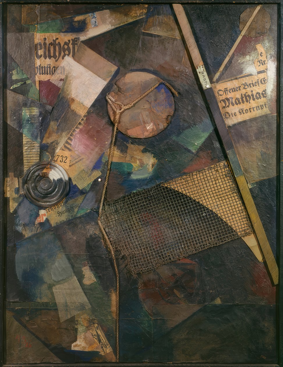 Merzbeeld 25 A. Het Sterrenbeeld door Kurt Schwitters