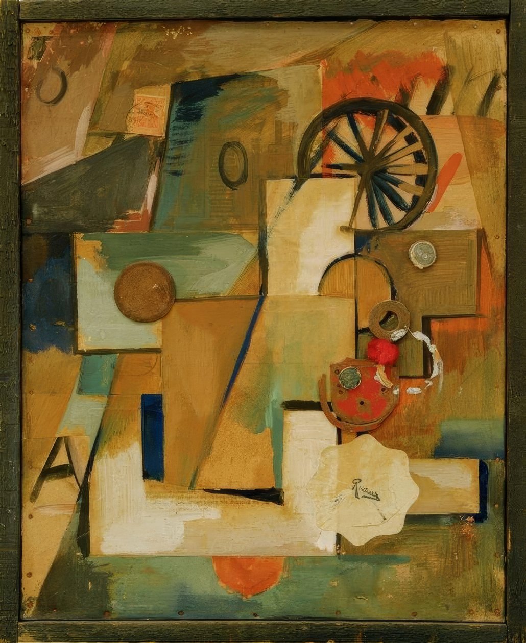 Zonder titel (Uw trouwe vriend) door Kurt Schwitters