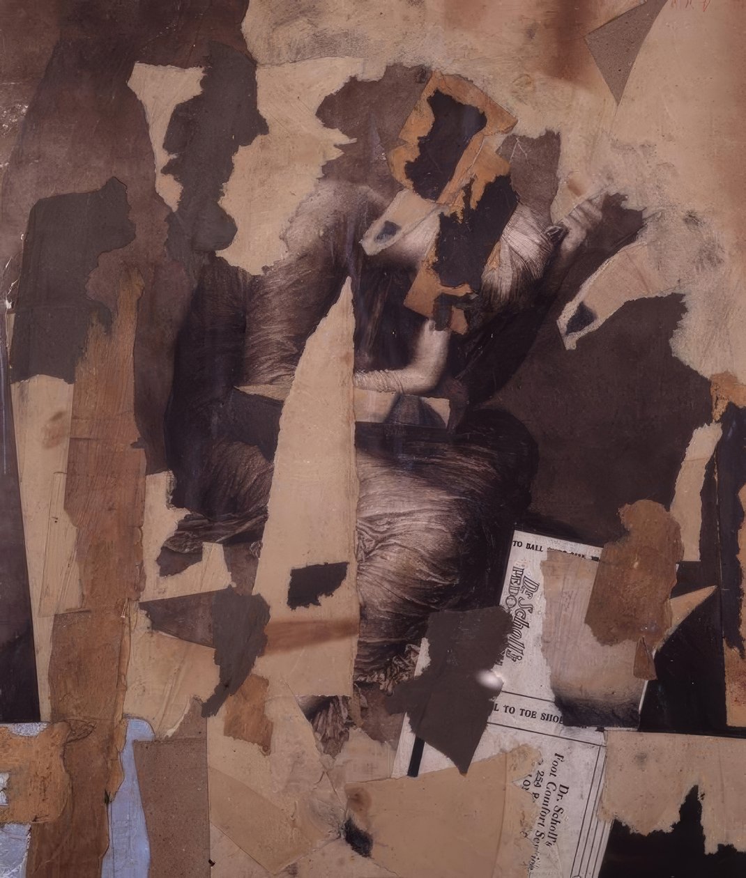 Zonder titel (Dr. Scholl) door Kurt Schwitters