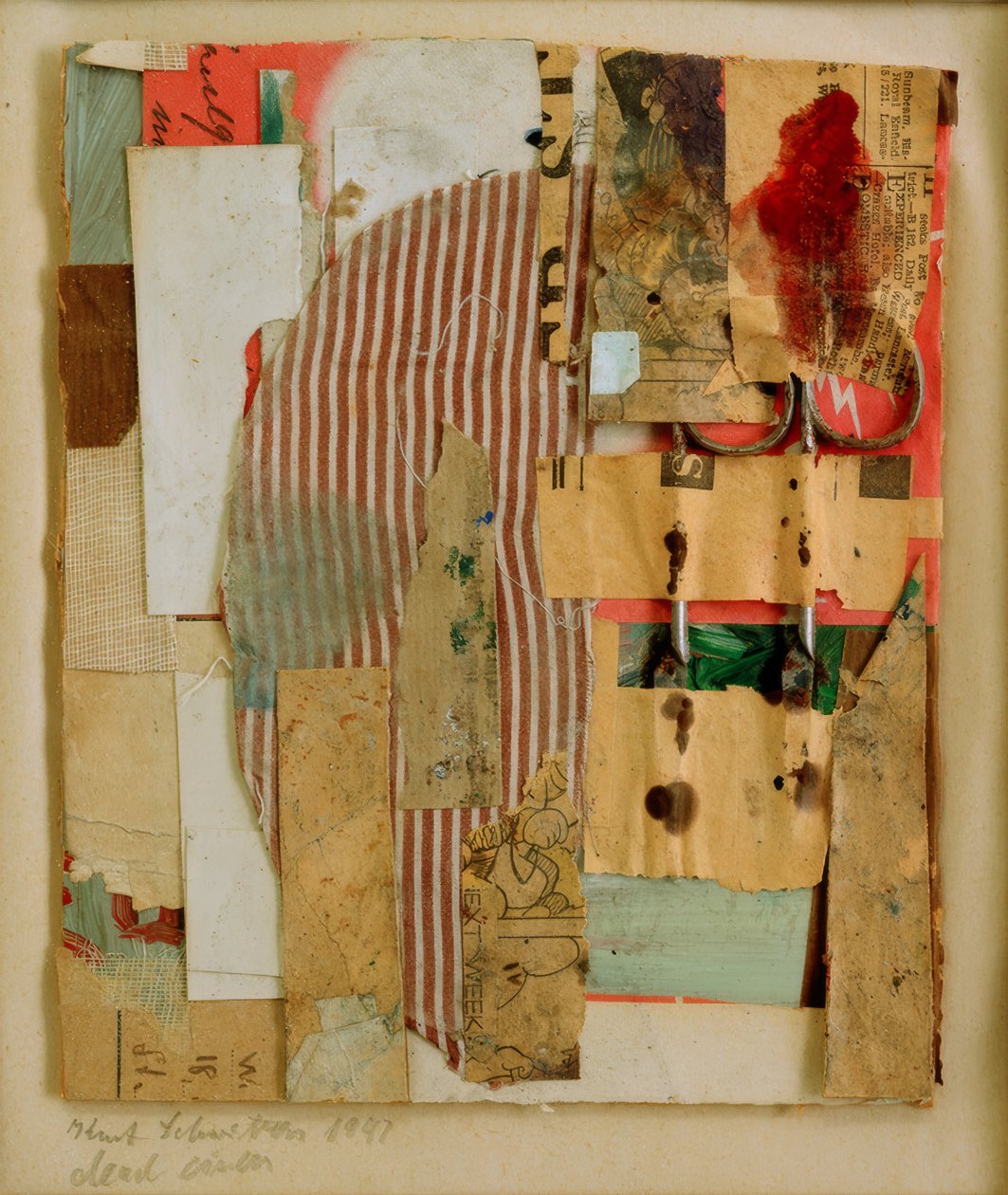 Dode schaar door Kurt Schwitters