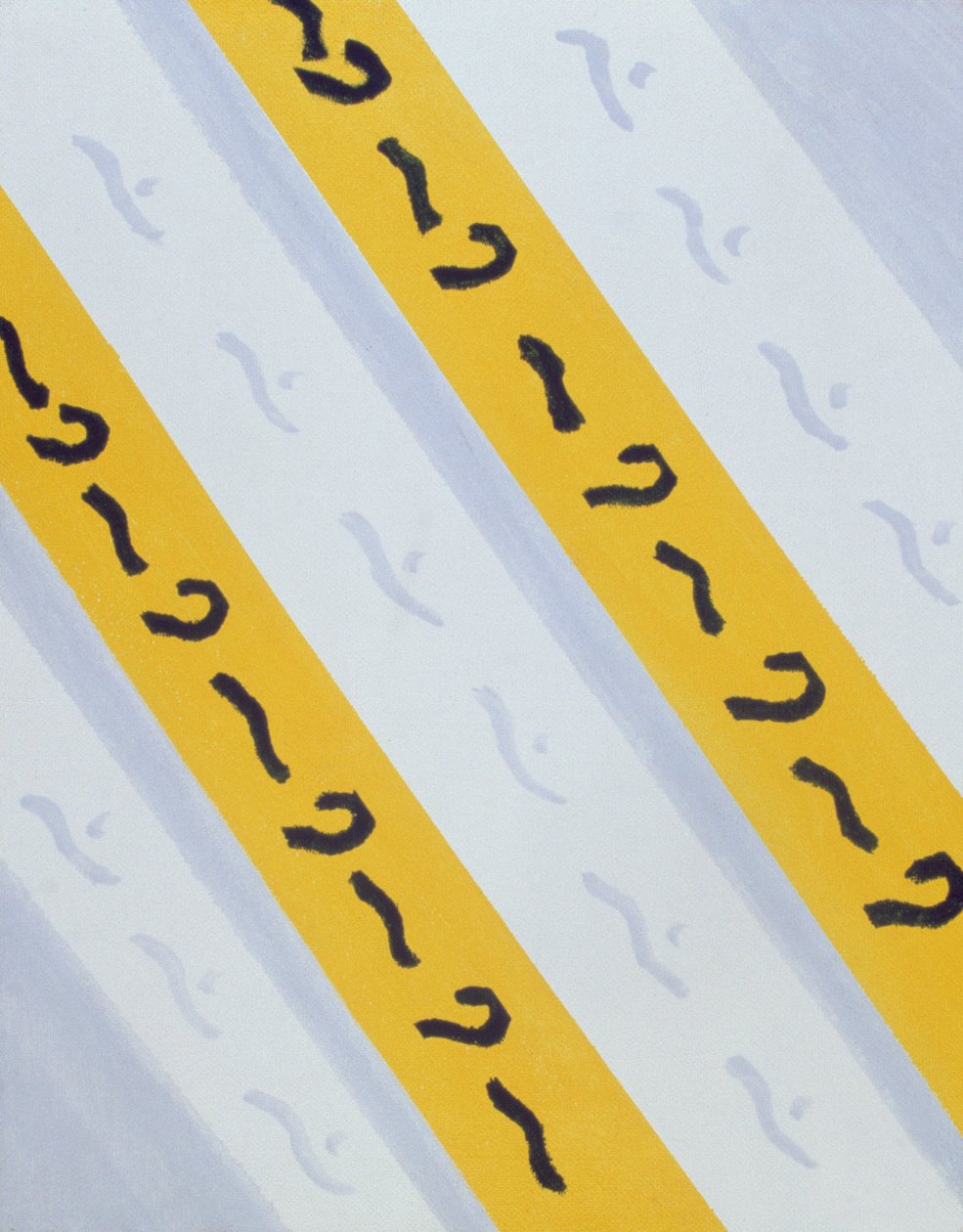 Zonder titel, 2004 (acryl op doek) door Kurtis L. Miller