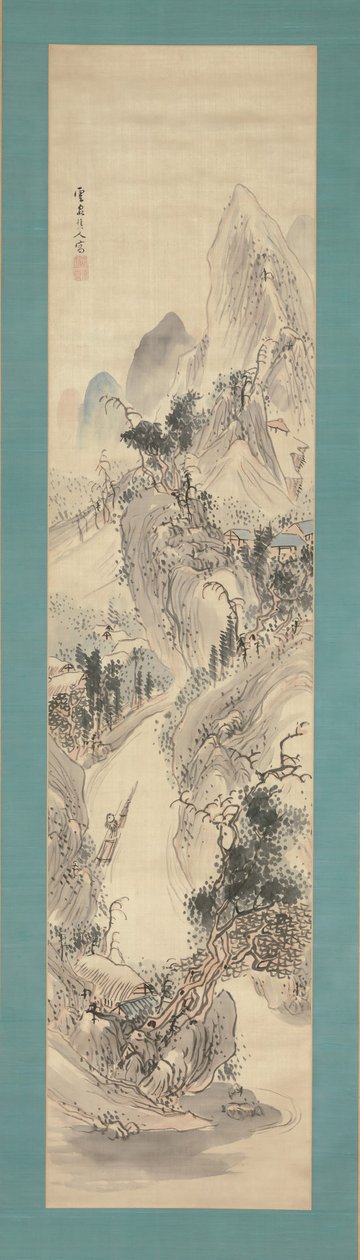 Landschap door Kushiro Unsen