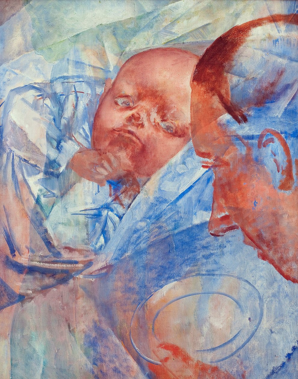 Moeder en Kind door Kuzma Sergeevich Petrov Vodkin