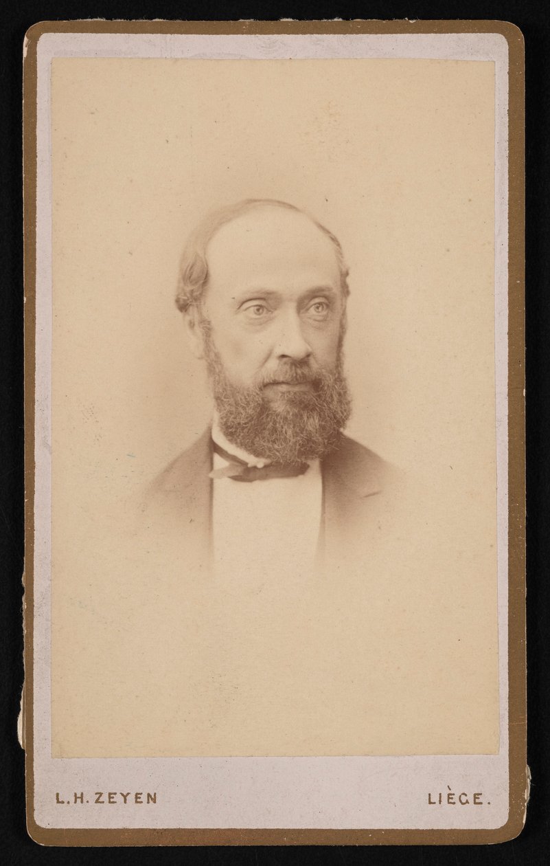 Portret van Dr. G. Demailque, voor 1876 door LH Zeyen