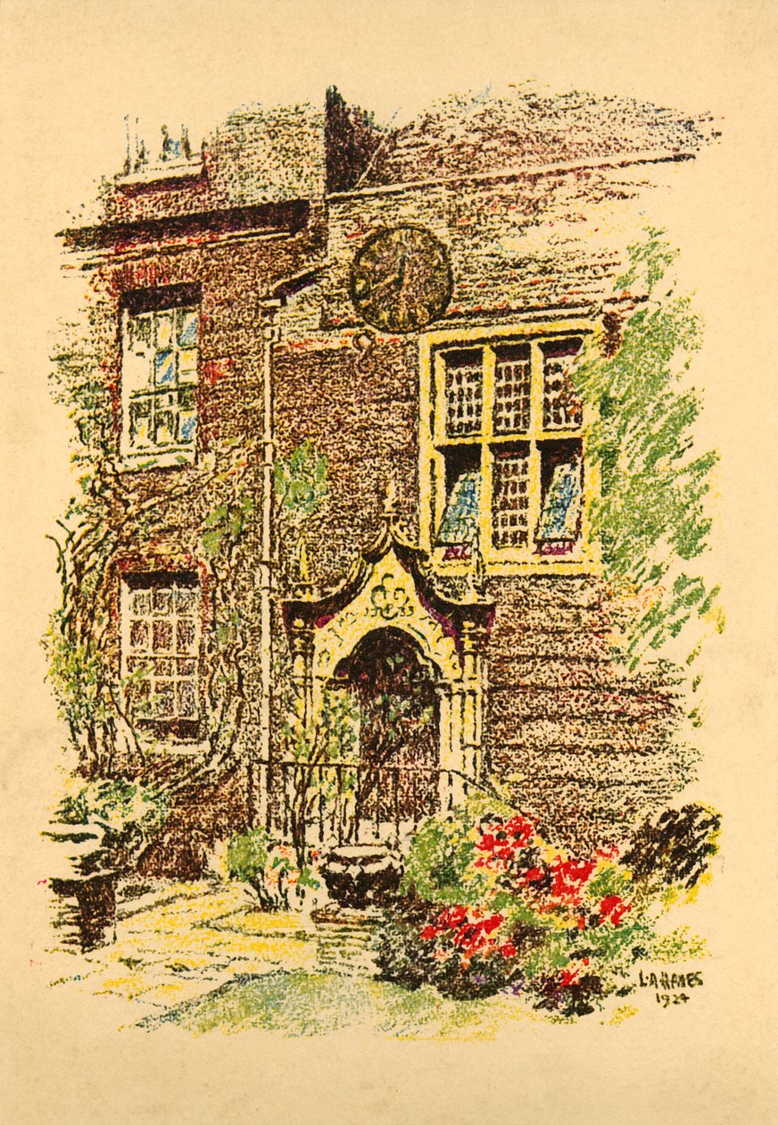 Staple Inn, Londen door L. A. Hayes