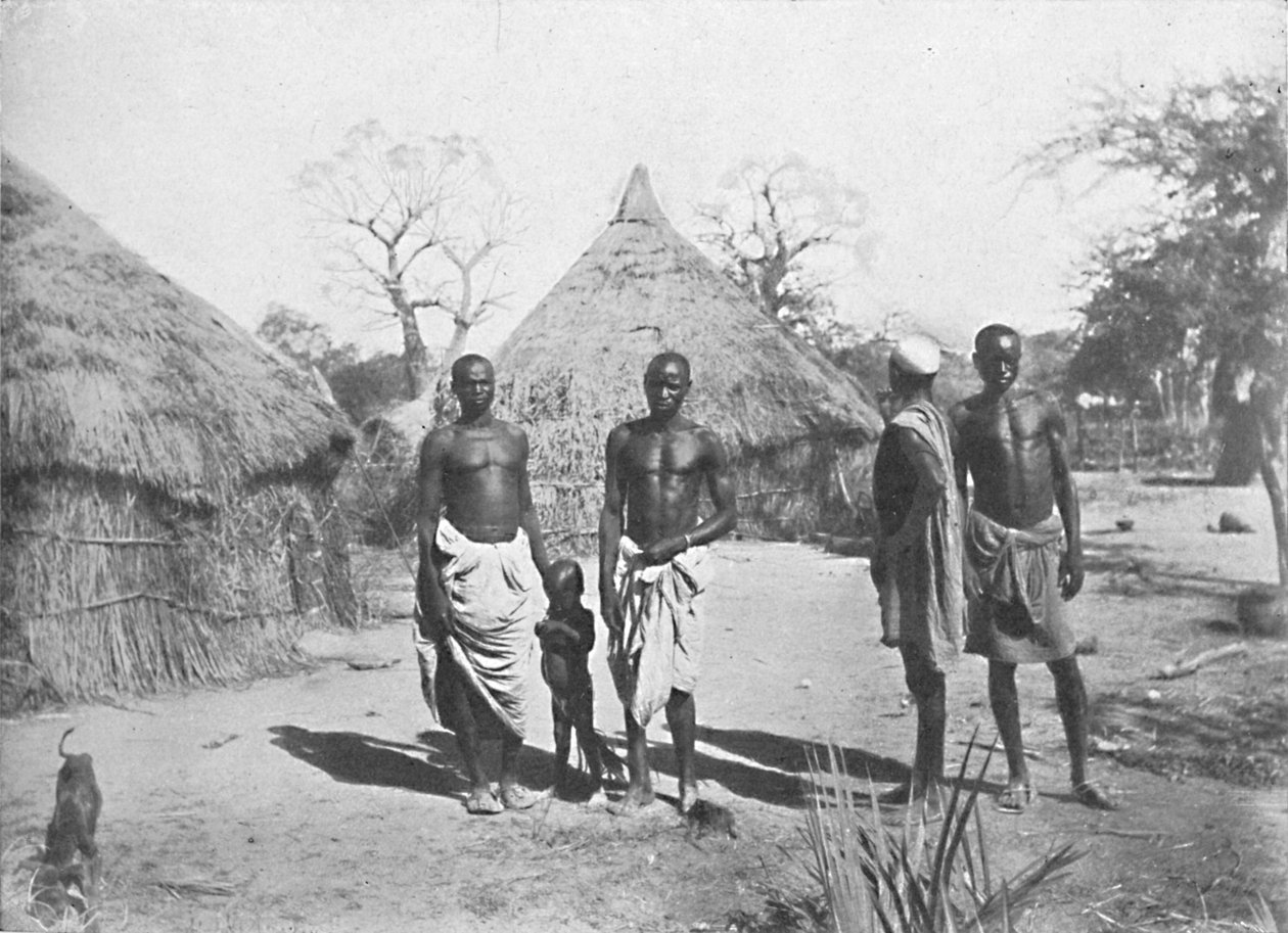 Hamegs, mensen van de Blauwe Nijl, 1912 door L. Loat